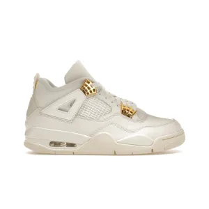 Jordan 4 Retro Metallic Gold (Women's)