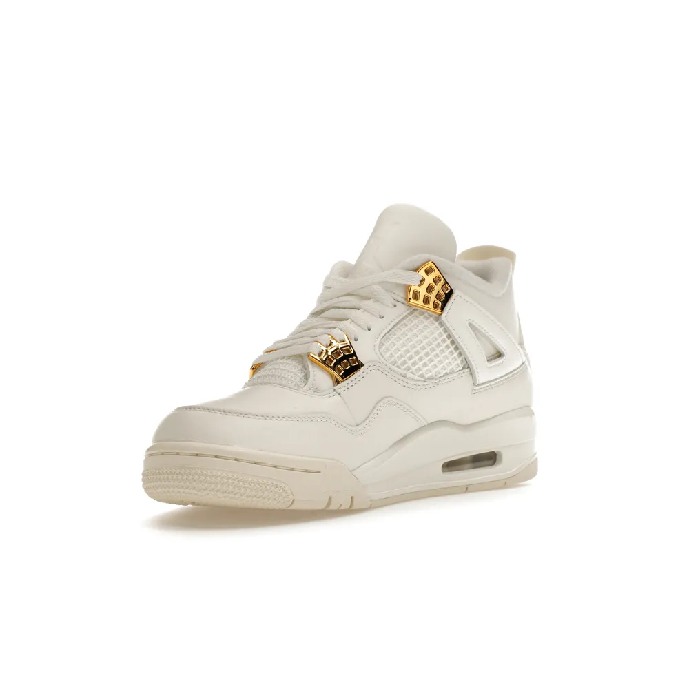 Jordan 4 Retro Metallic Gold (Women's)