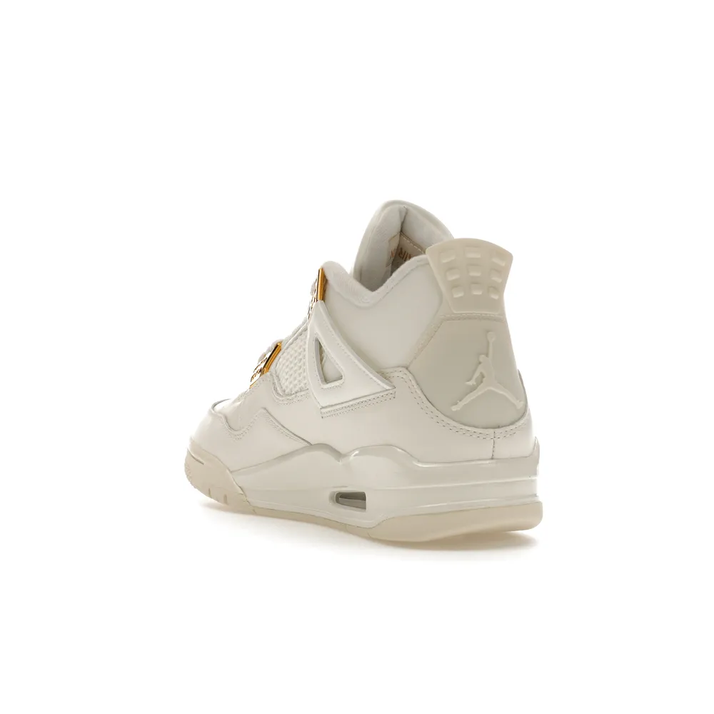 Jordan 4 Retro Metallic Gold (Women's)