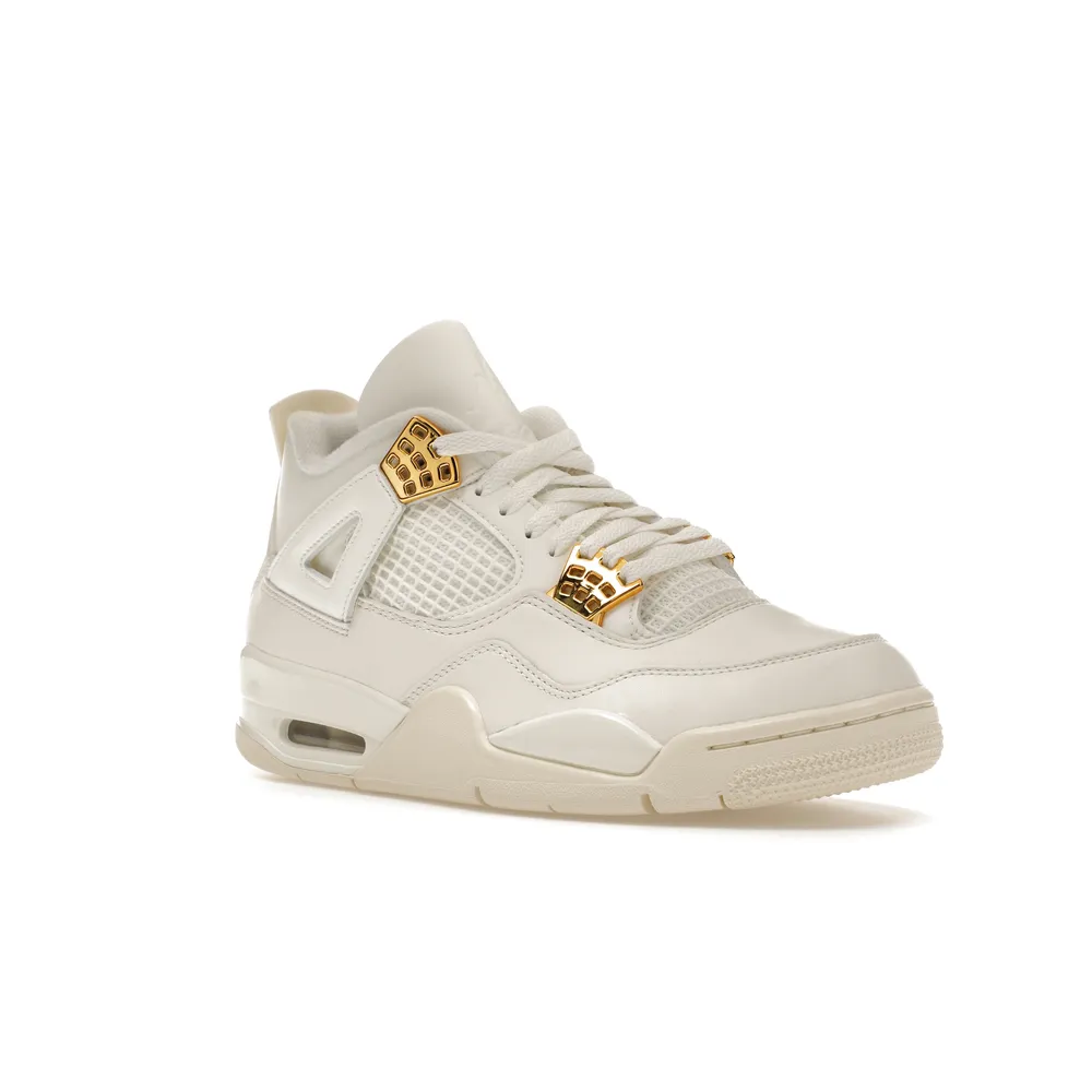 Jordan 4 Retro Metallic Gold (Women's)