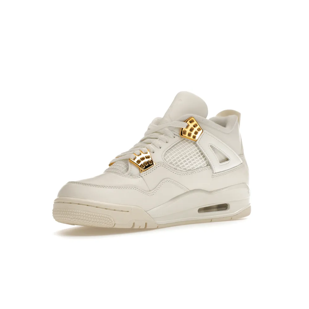 Jordan 4 Retro Metallic Gold (Women's)