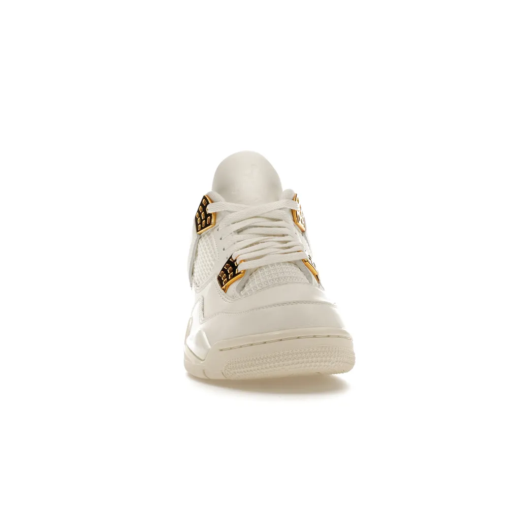 Jordan 4 Retro Metallic Gold (Women's)