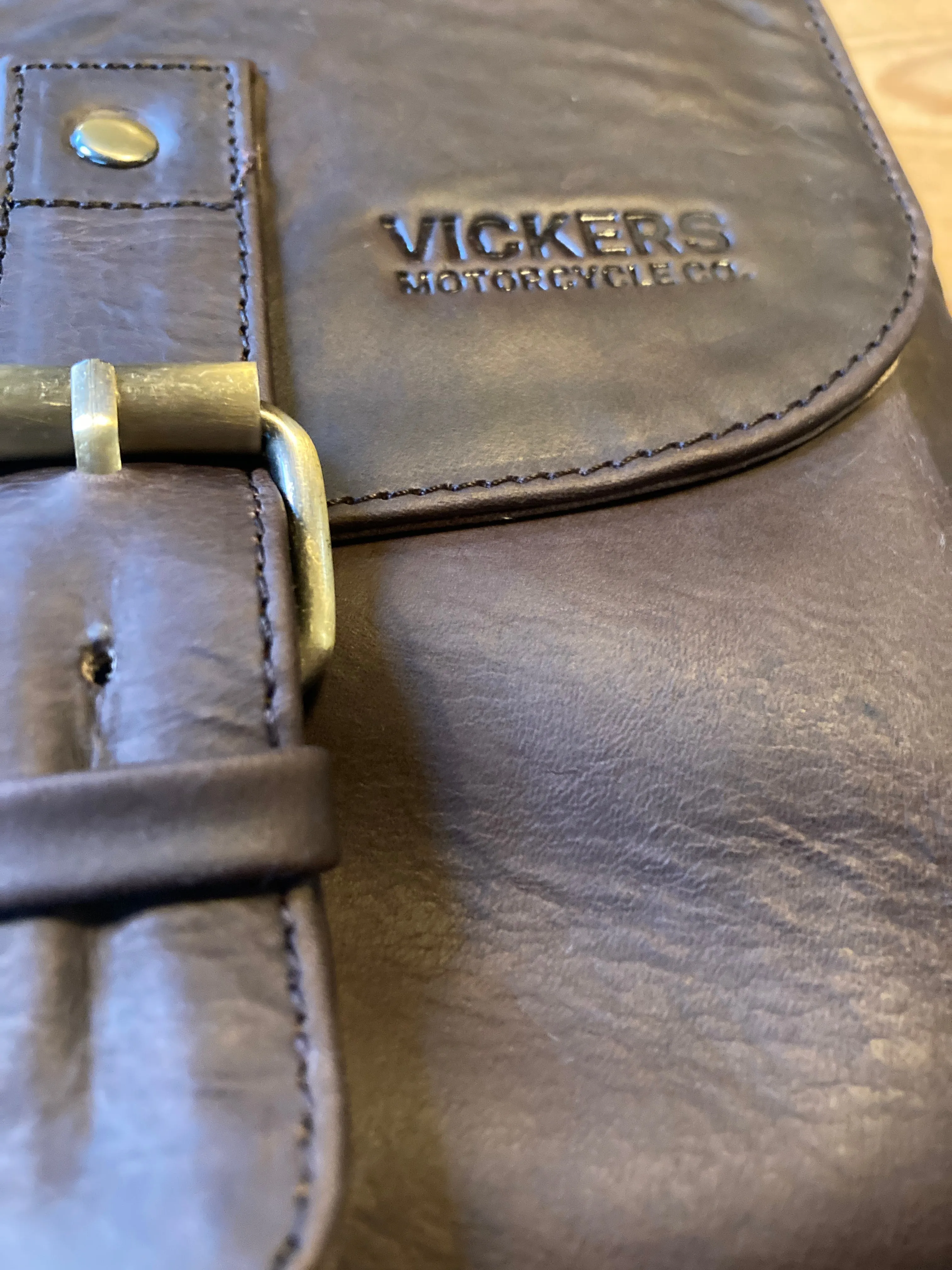 Leather Hip Pouch -  Vickers - Brown