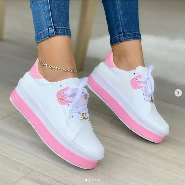 LovelyRLovely Women's Platform Casual Sneakers