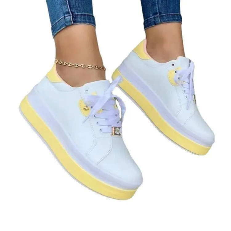 LovelyRLovely Women's Platform Casual Sneakers