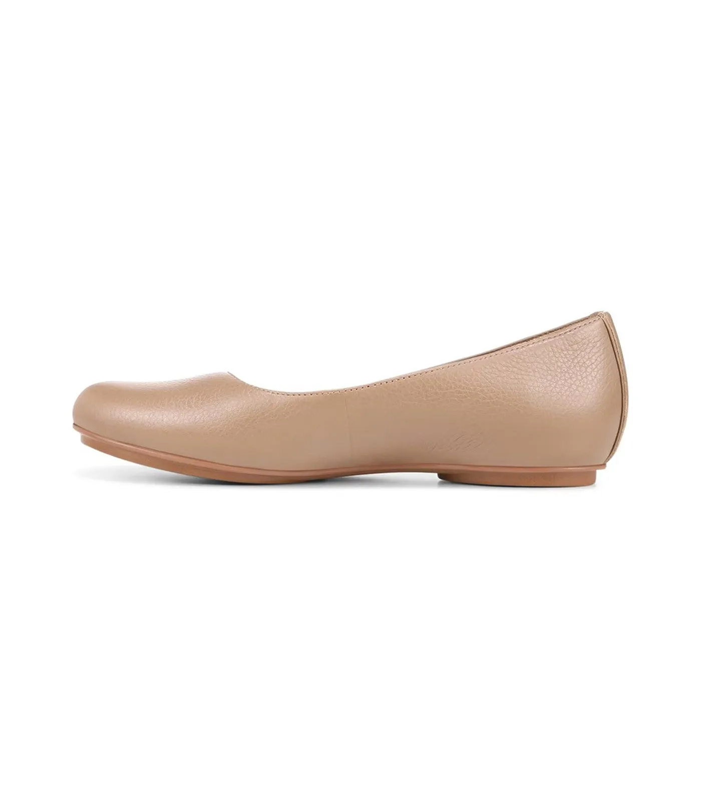 Maxwell Ballet Flat Tiramisu Brown Leather