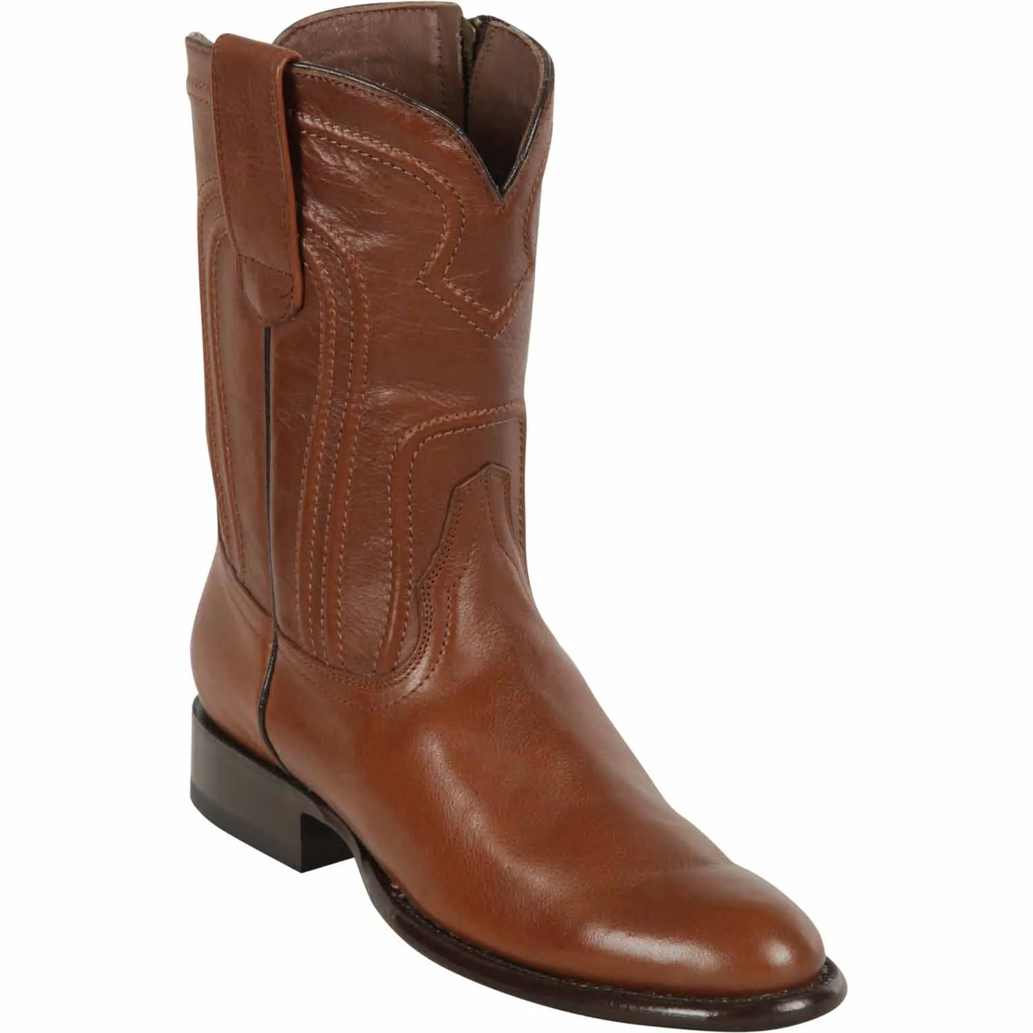 Men's Los Altos Leather Roper Toe Boots 69Z21