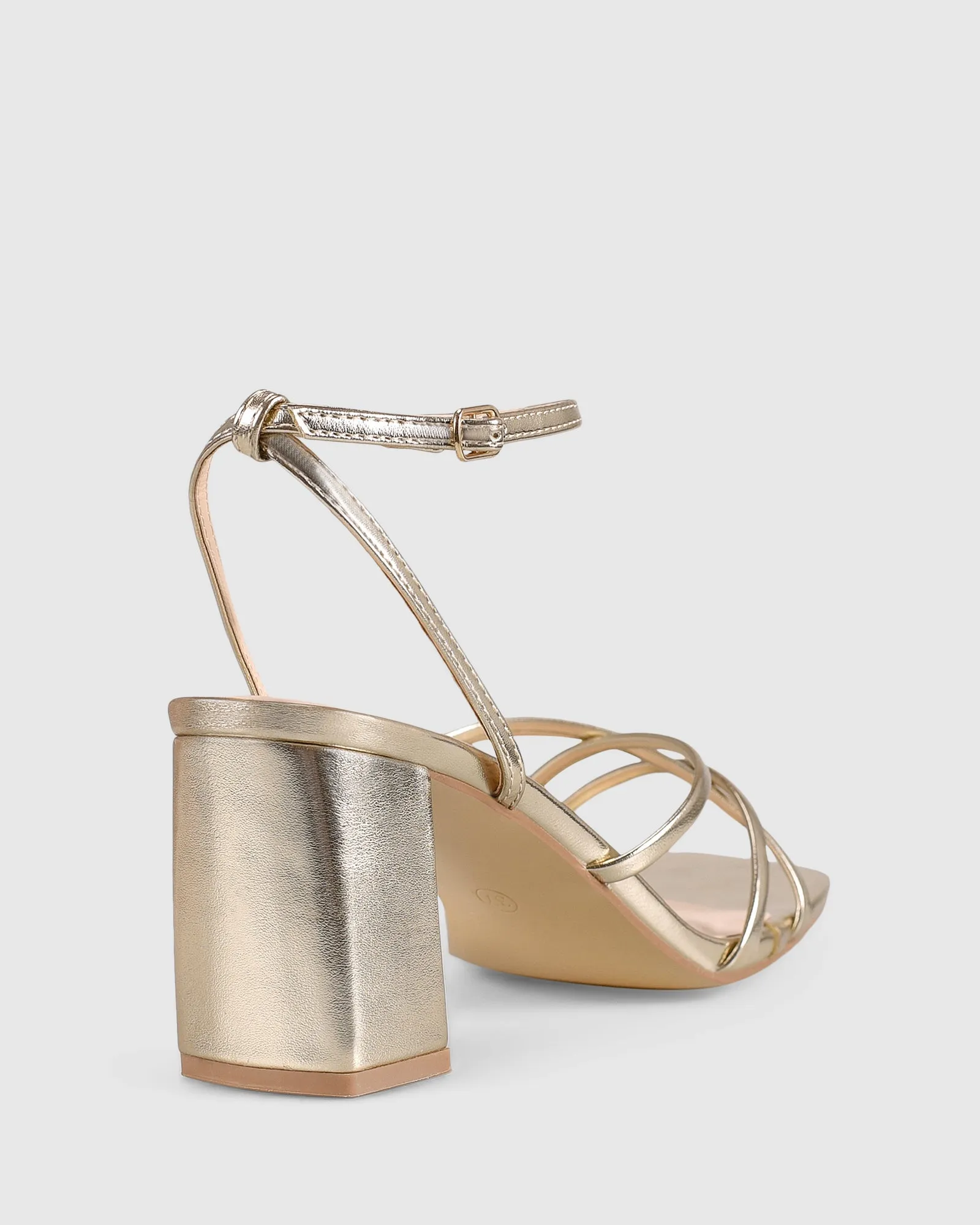 Nakita Heels - Champagne Metallic