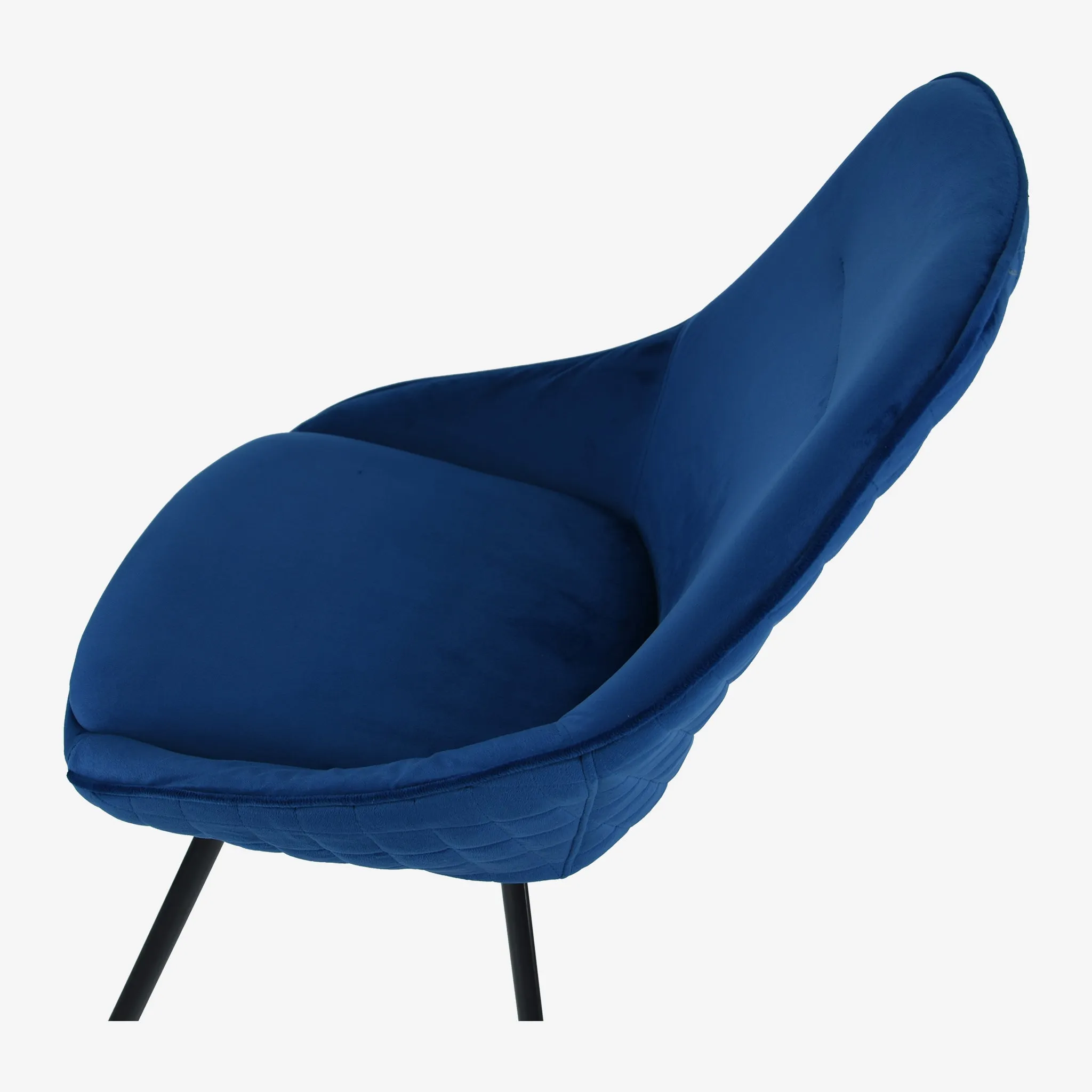 Ollie Swivel Dining Chairs Navy