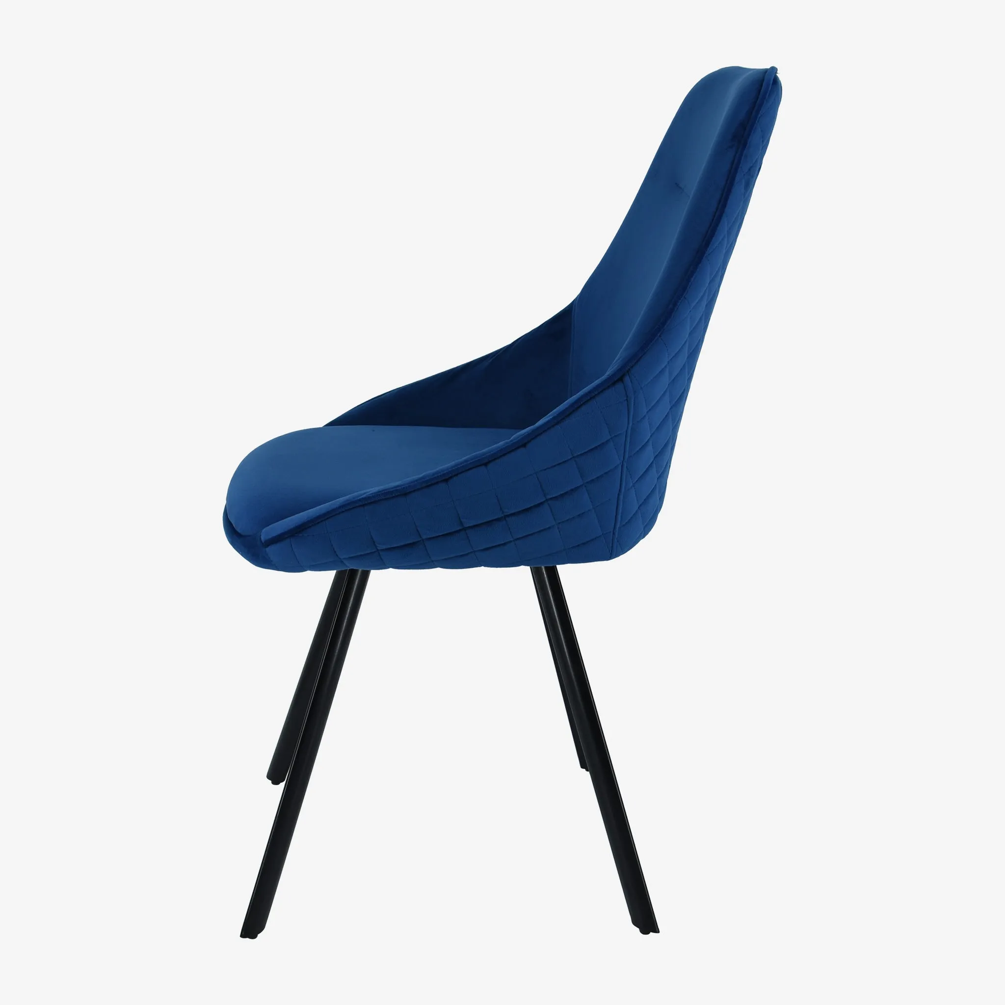 Ollie Swivel Dining Chairs Navy