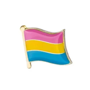 Pansexual Pride Flag Enamel Pin