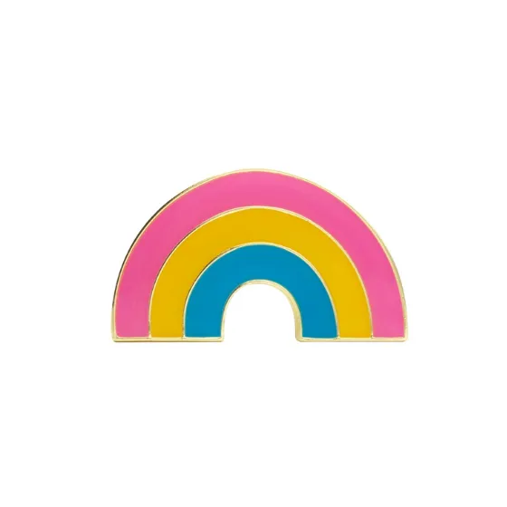 Pansexual Pride Rainbow Enamel Pin