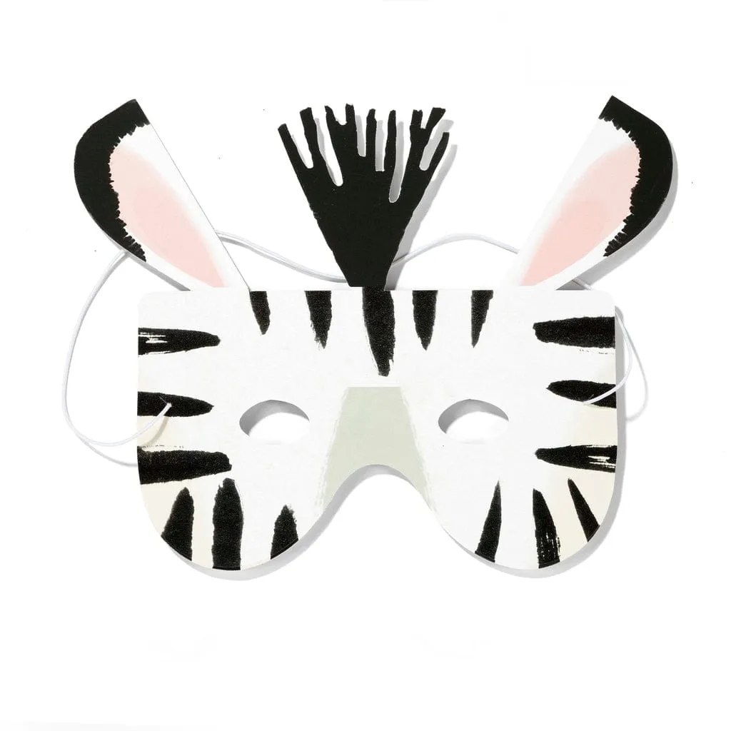 Party Animals Paper Masks x 8