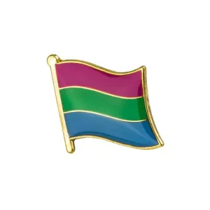 Polysexual Pride Flag Enamel Pin