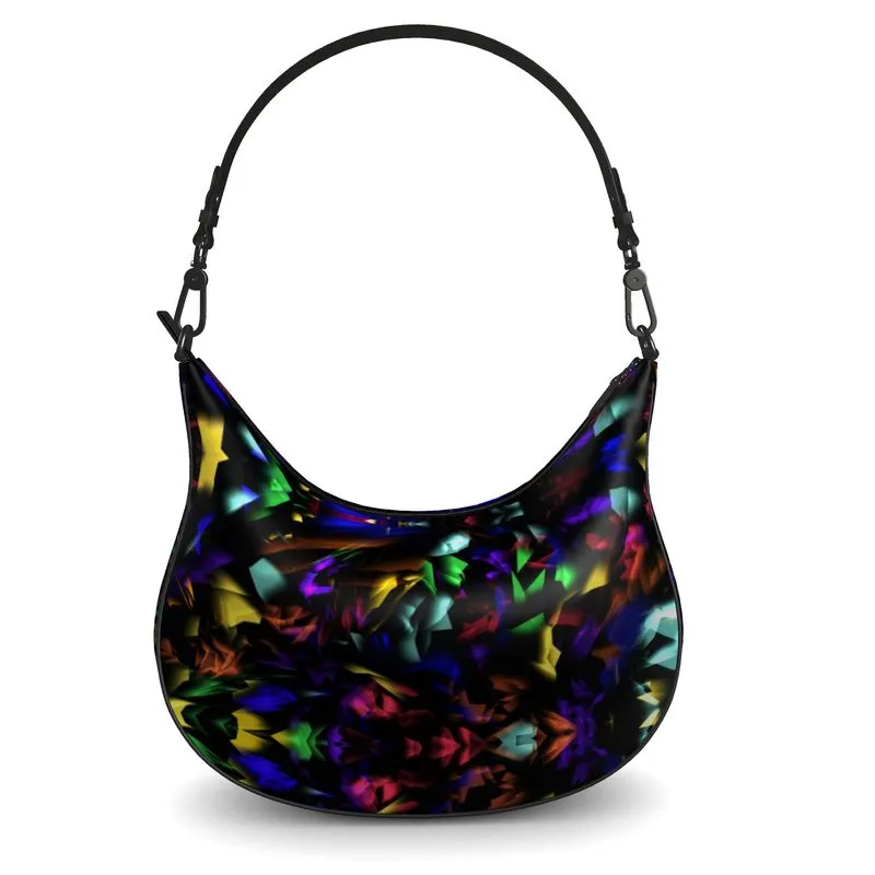 "Virgin Rainbow Opal" Custom Curve Hobo Bag