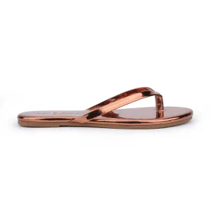 Rivington Flip Flop in Bronze Chrome