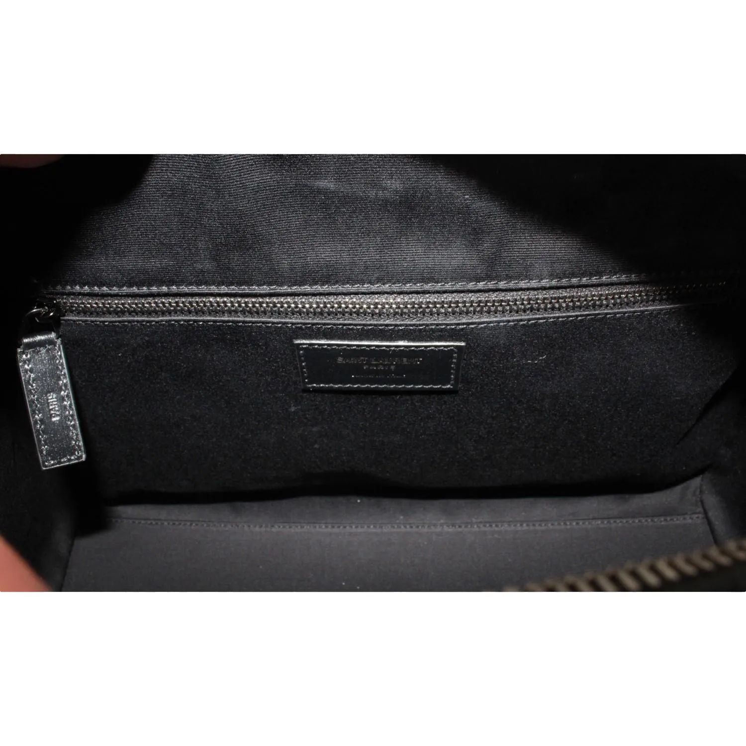 Saint Laurent 12 Hour Calfskin Leather Pony Hair Duffle Bag