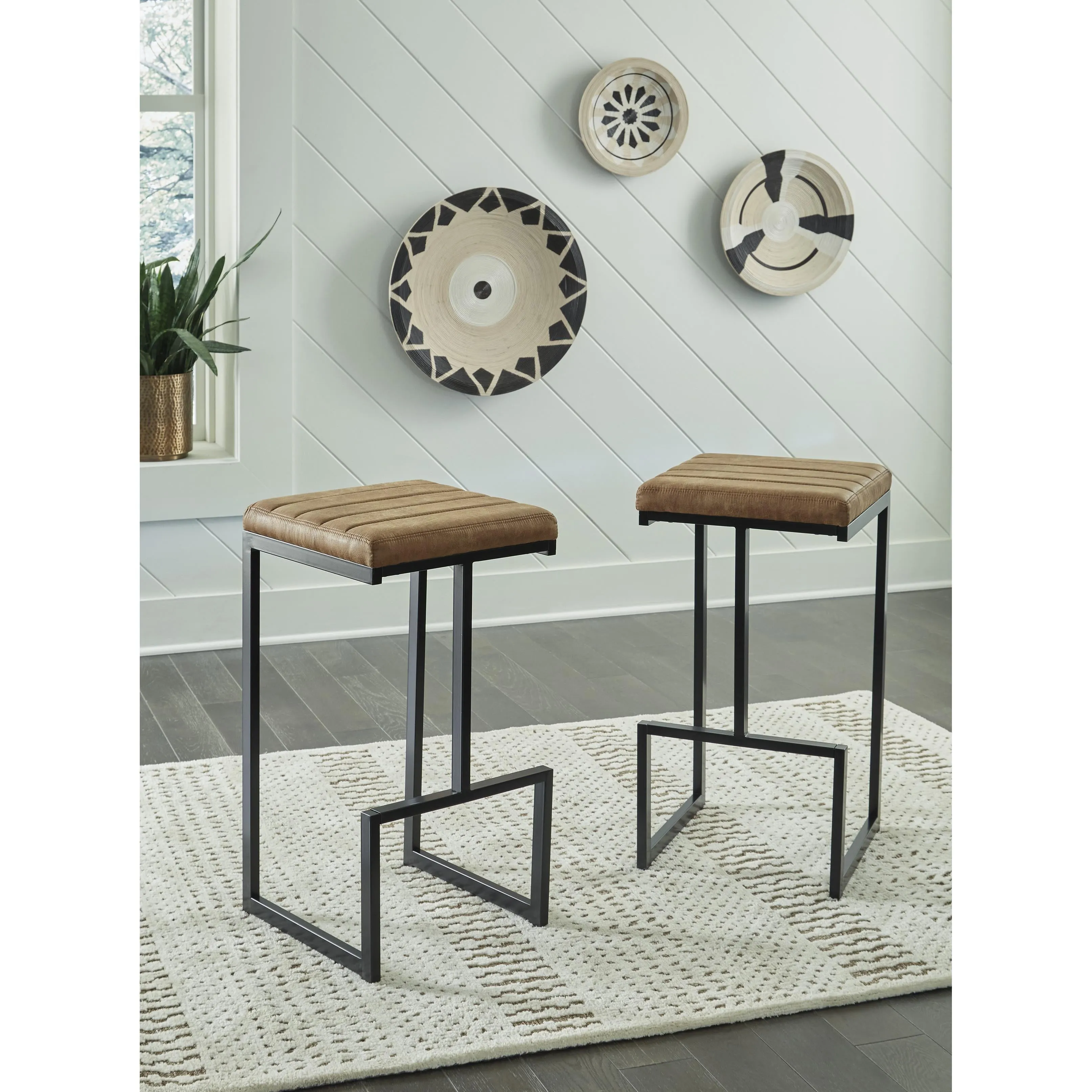 Signature Design by Ashley Strumford Pub Height Stool D109-130