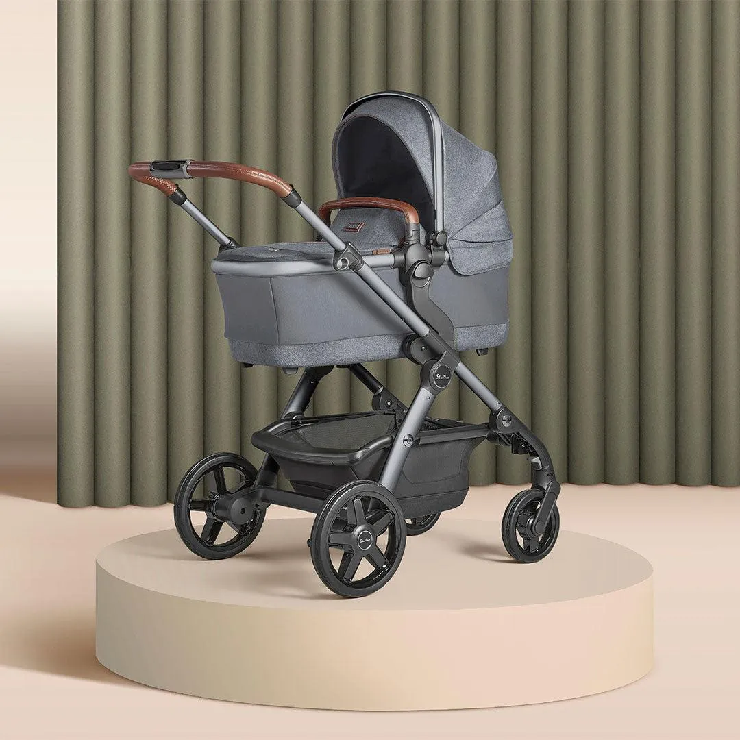 Silver Cross Wave 3 Twin Pushchair - Lunar