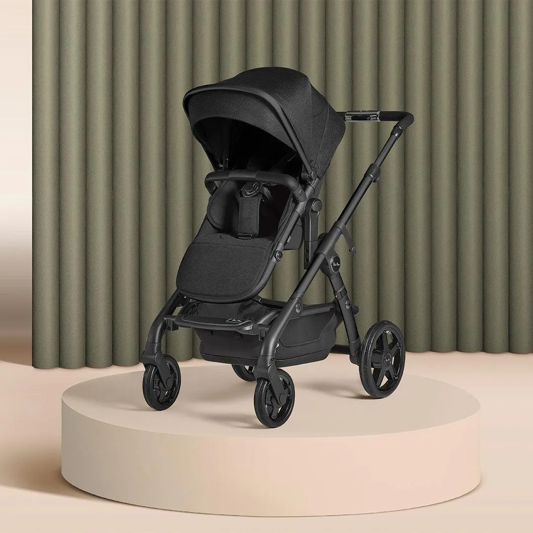 Silver Cross Wave 3 Twin Pushchair - Onyx