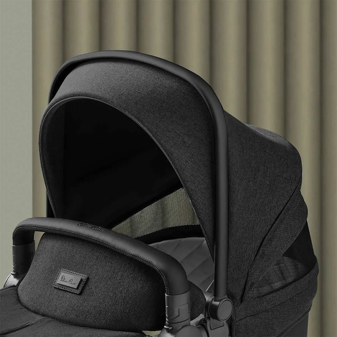 Silver Cross Wave 3 Twin Pushchair - Onyx