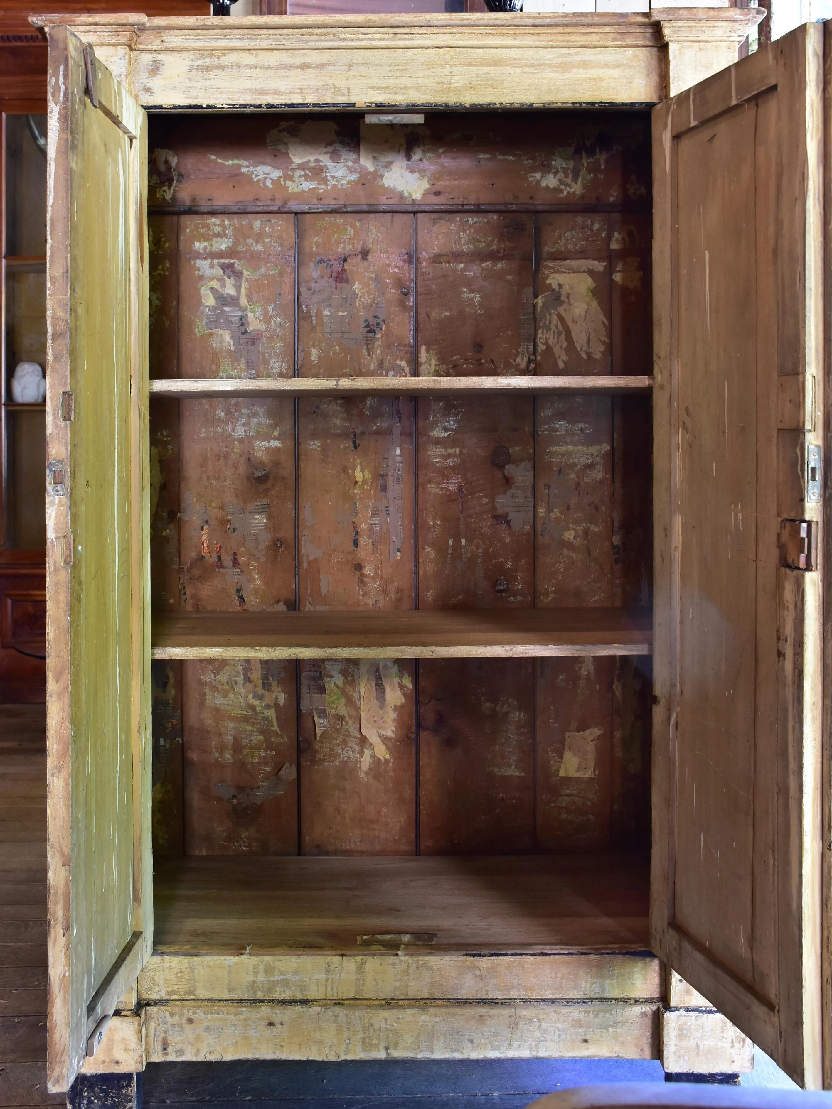 Small rustic French directoire armoire