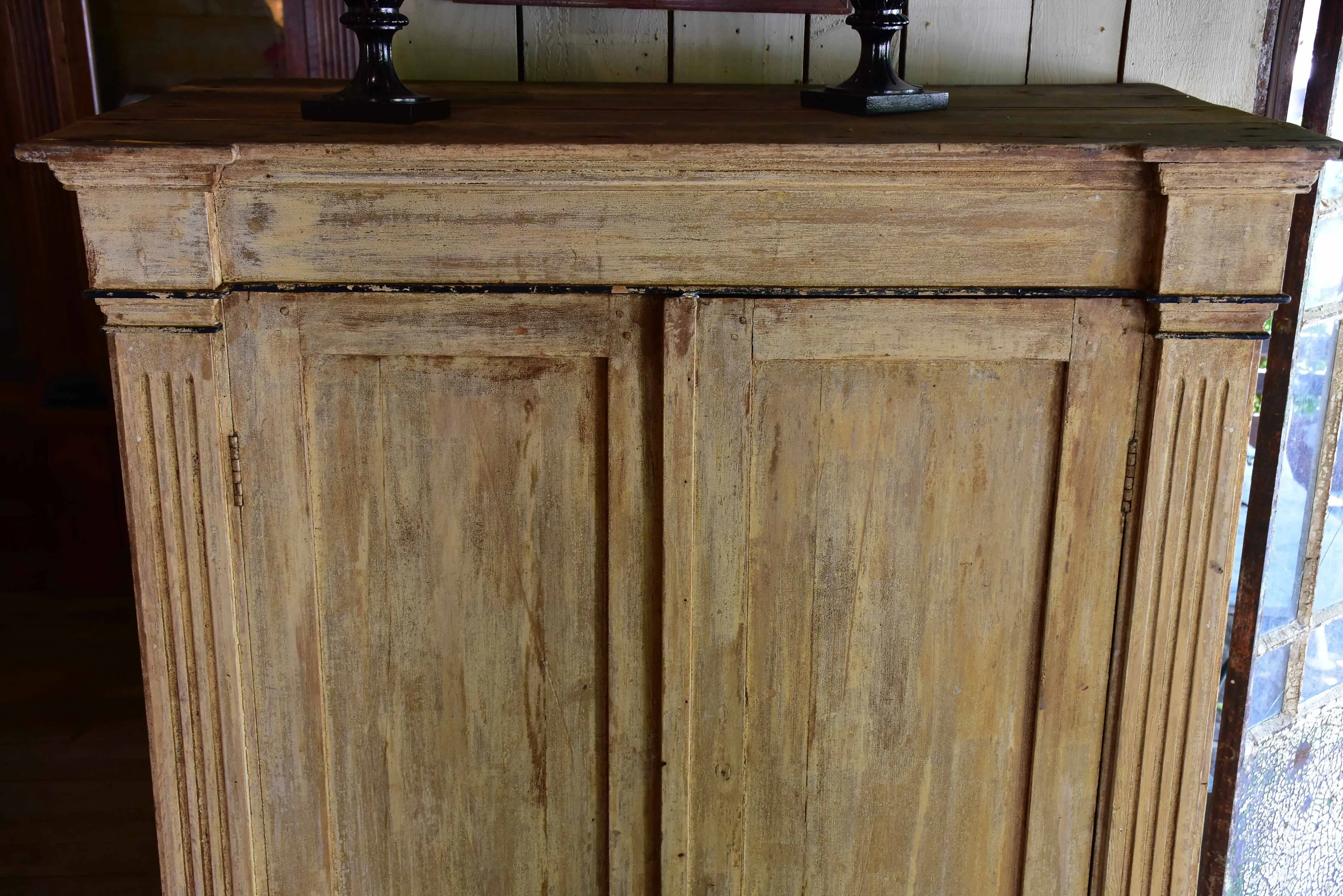 Small rustic French directoire armoire