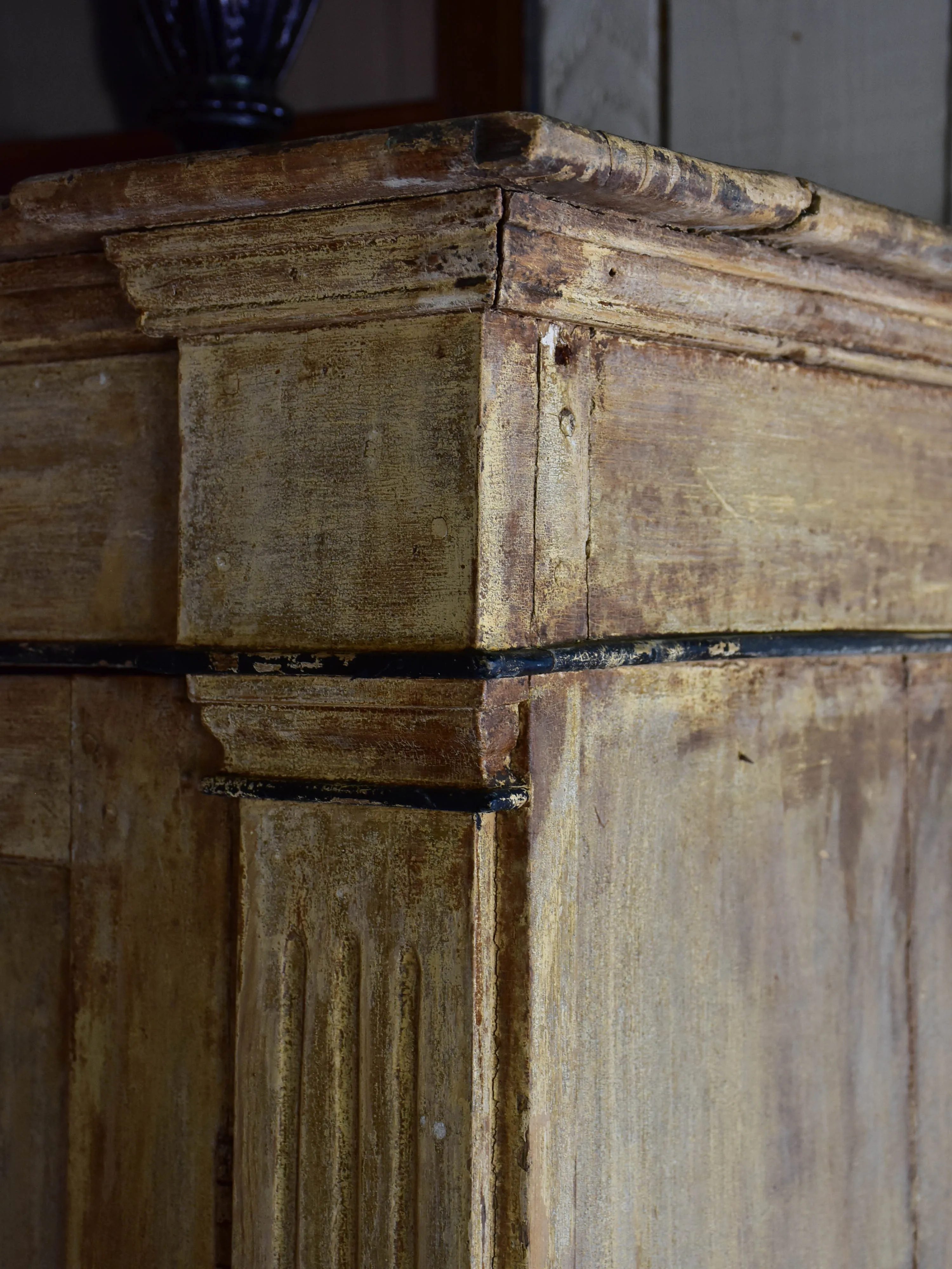 Small rustic French directoire armoire