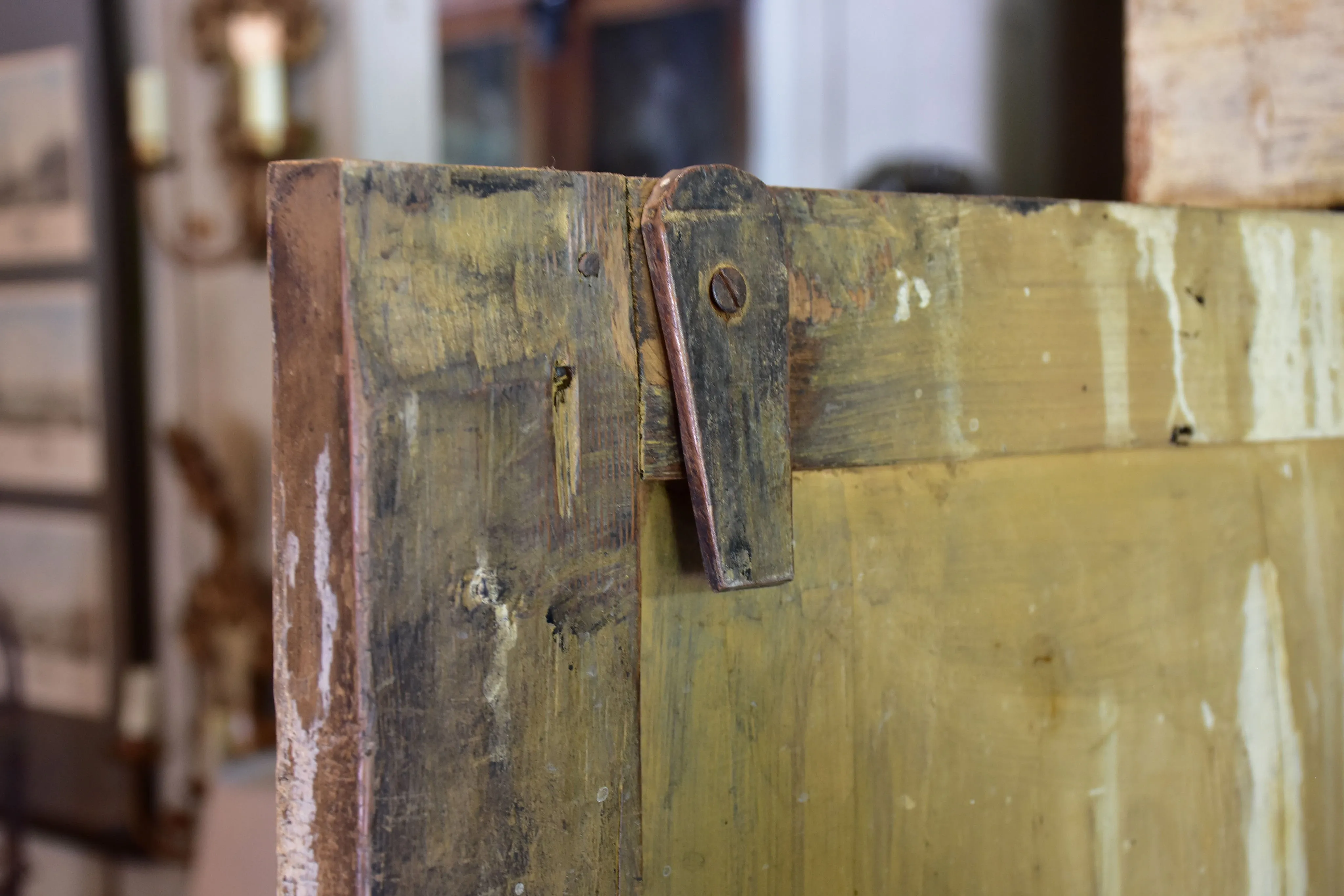 Small rustic French directoire armoire