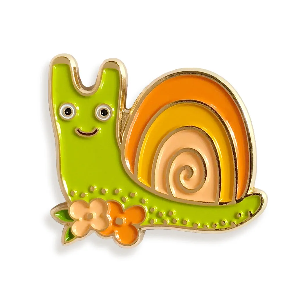 Snail Enamel Pin