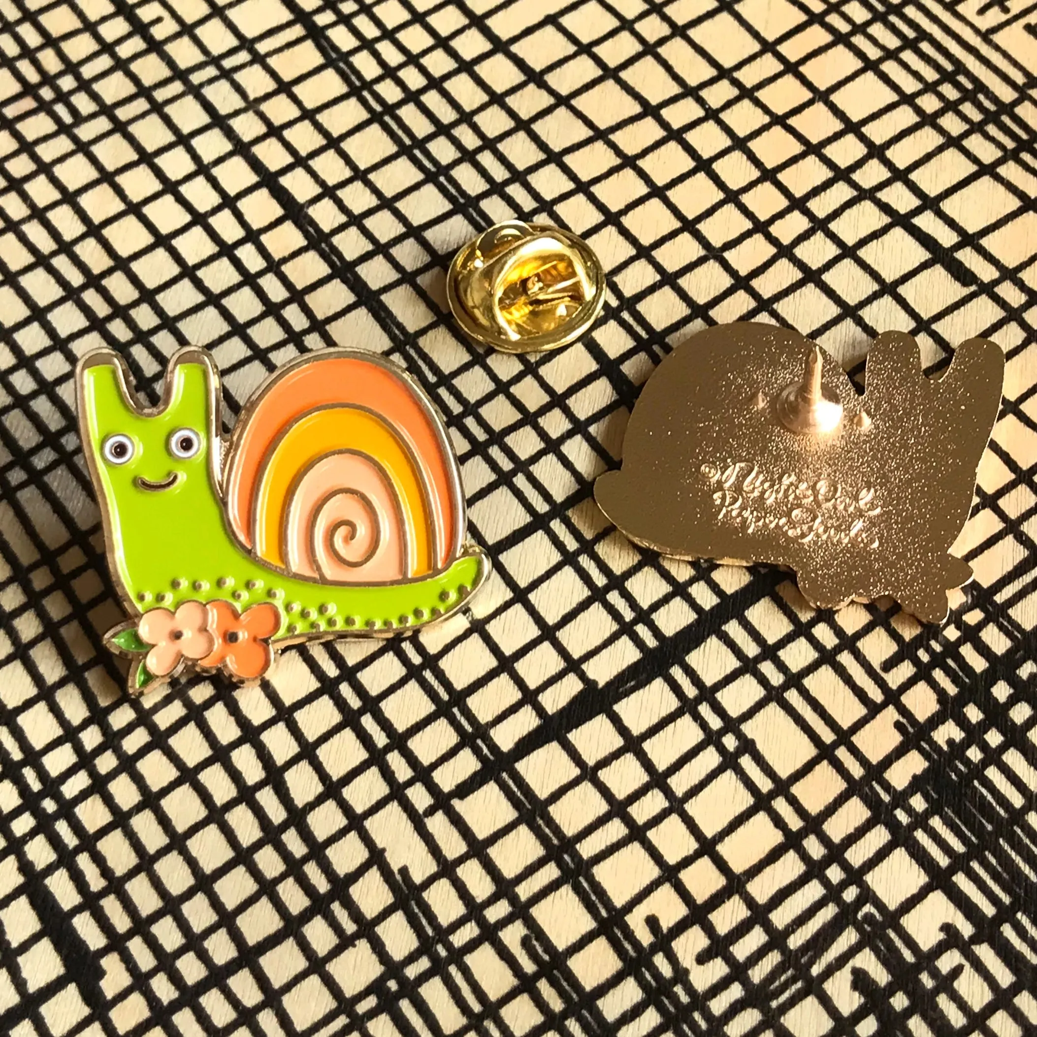 Snail Enamel Pin