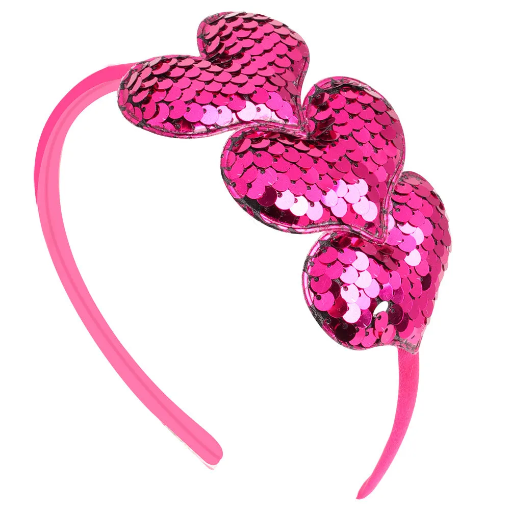 Sparkling Heart Headband Perfect Gift for Baby Girls