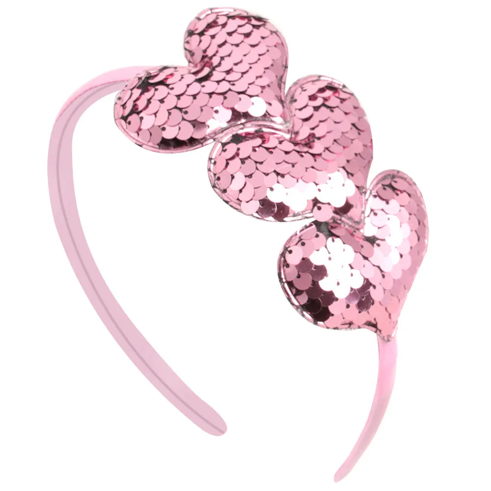 Sparkling Heart Headband Perfect Gift for Baby Girls