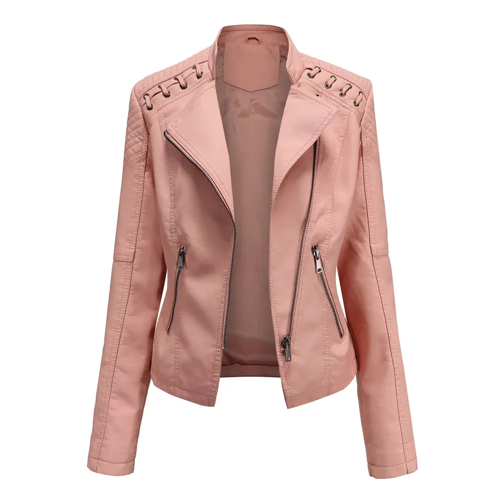 Spencer - Women's Stylish Leather Jacket