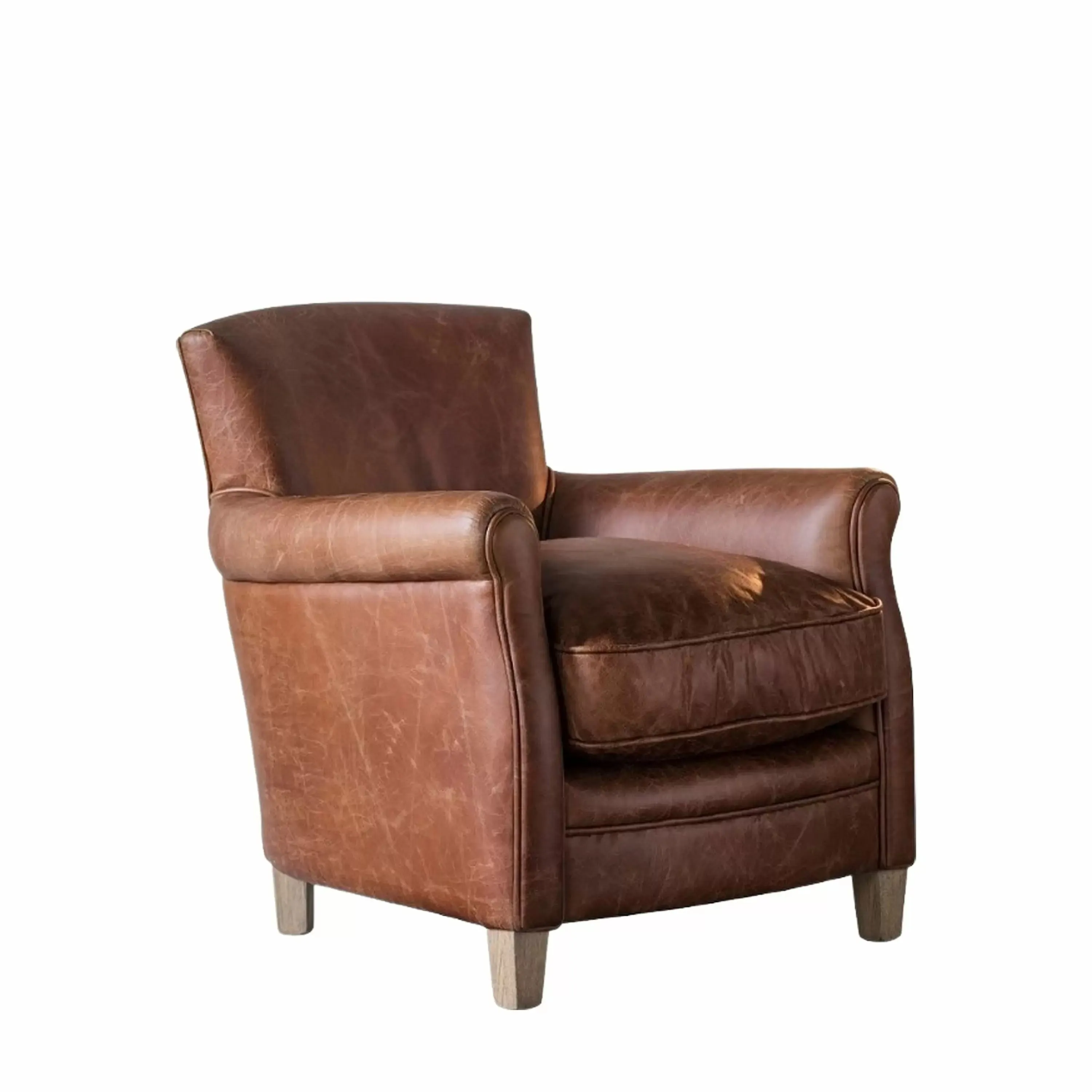 Winston Chair – Vintage Brown Leather