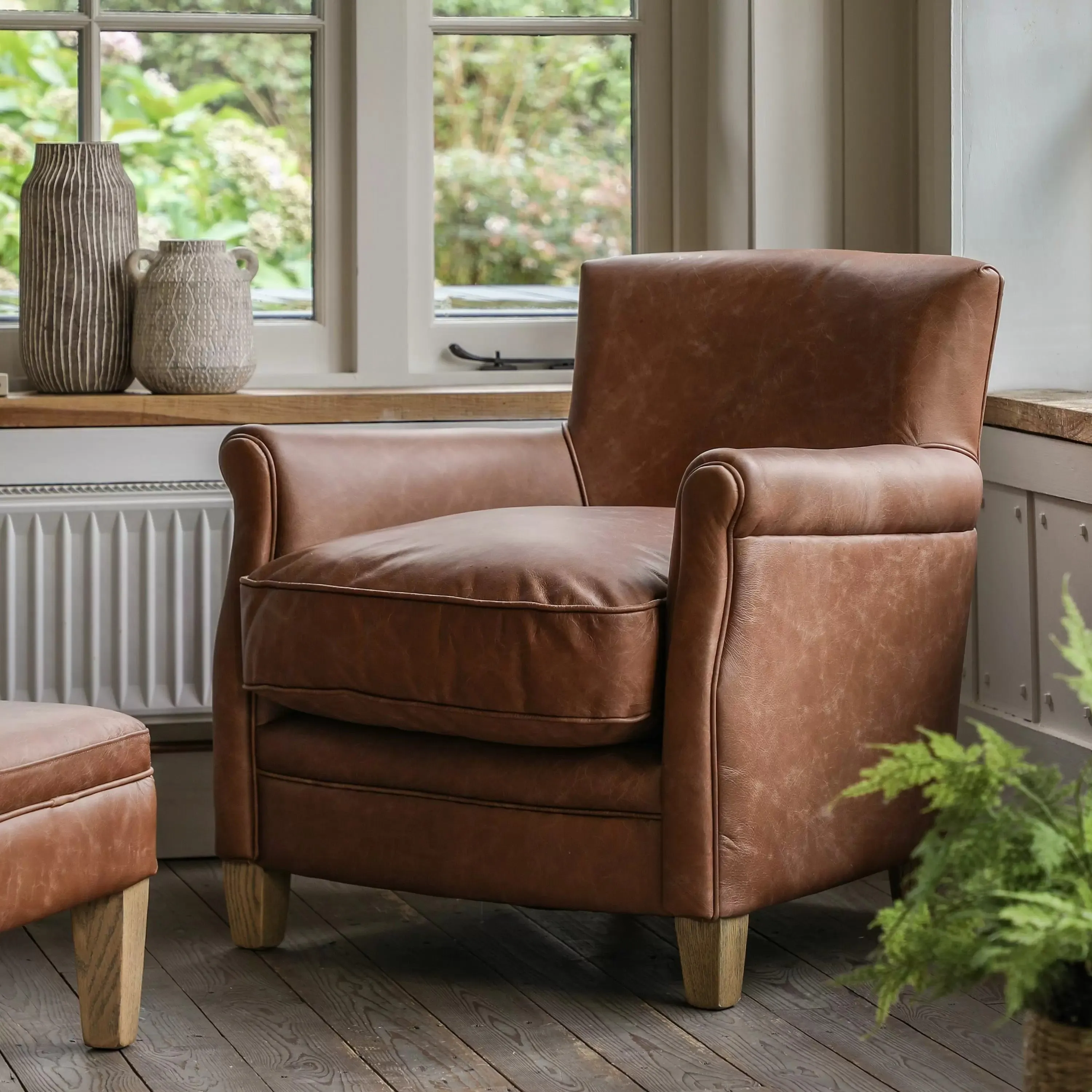 Winston Chair – Vintage Brown Leather