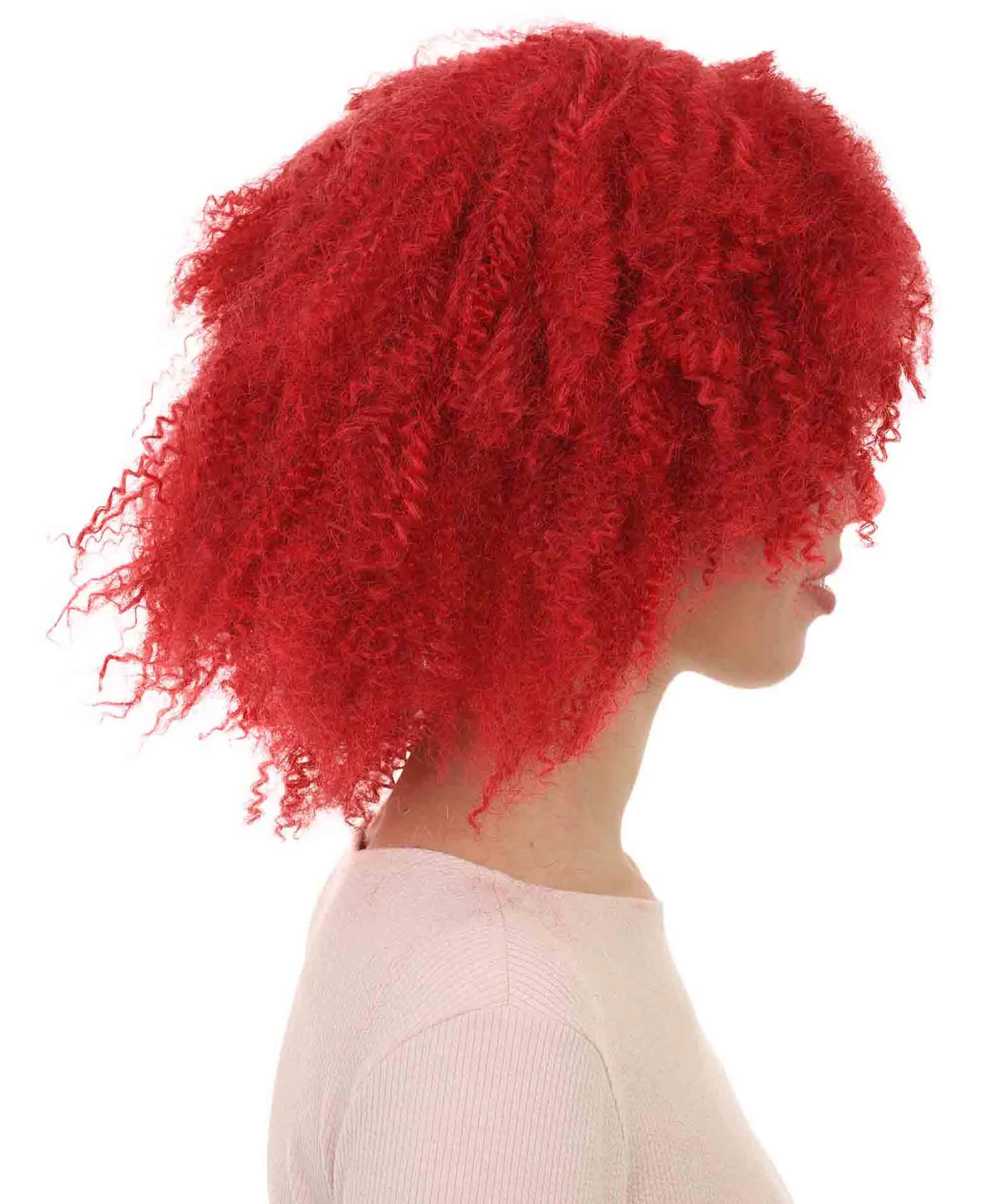 Womens 80's Disco Diva Party Wig | Red Rock / Disco Wigs | Premium Breathable Capless Cap