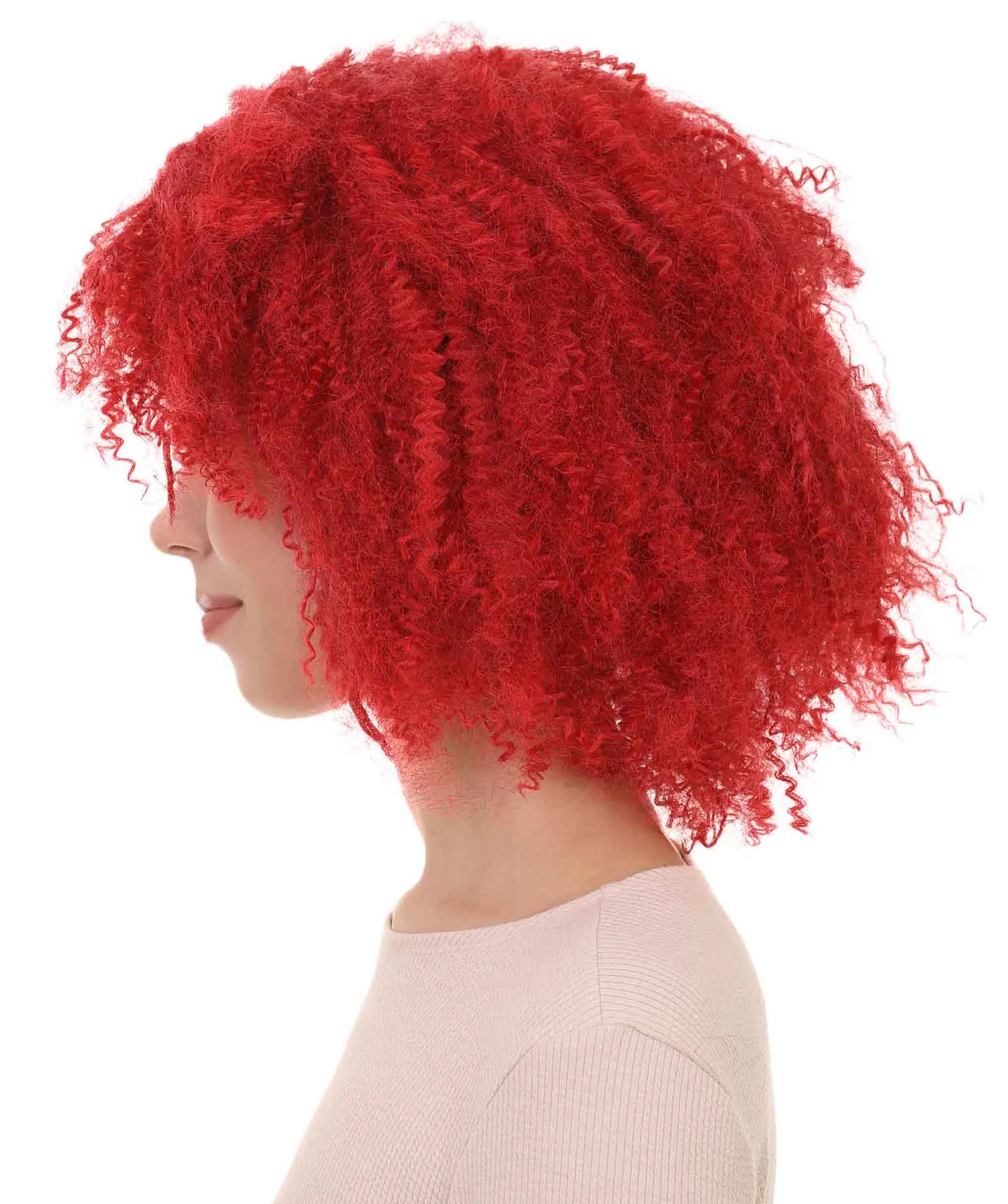 Womens 80's Disco Diva Party Wig | Red Rock / Disco Wigs | Premium Breathable Capless Cap