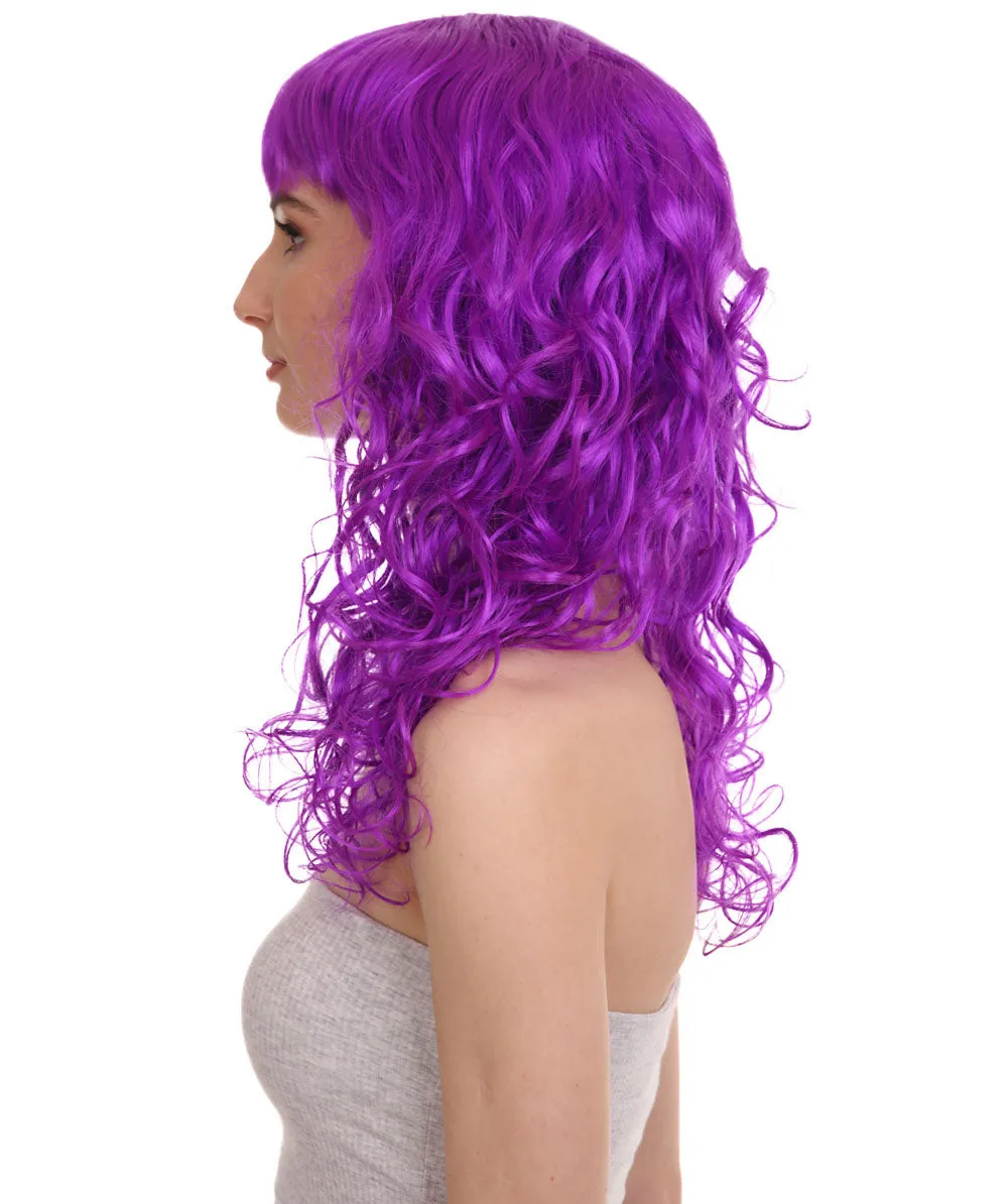 Women's Bella Wig Collections | Long Curly Glamour Party Event Cosplay Halloween Wig | Premium Breathable Capless Cap