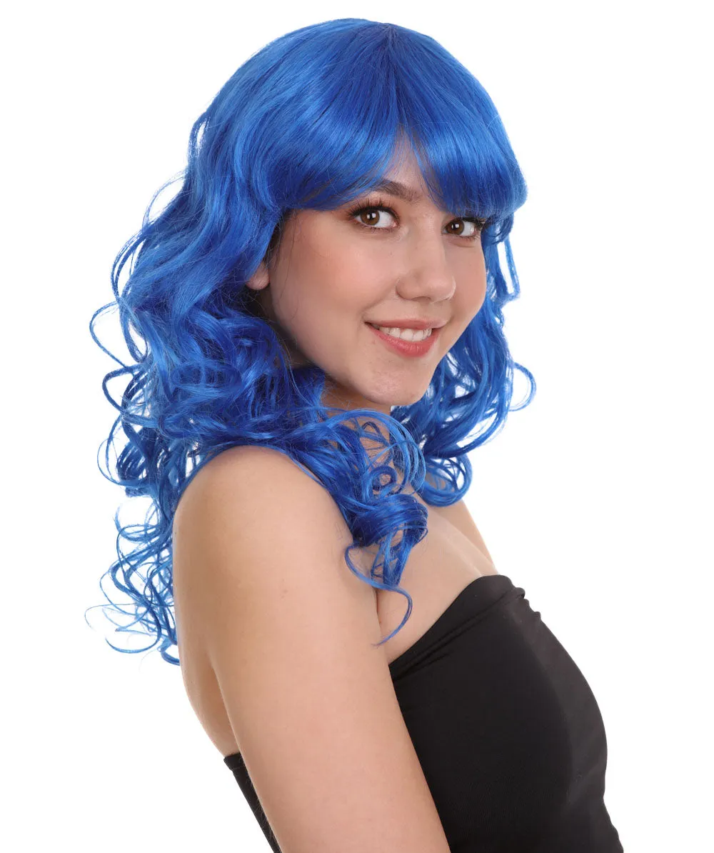 Women's Bella Wig Collections | Long Curly Glamour Party Event Cosplay Halloween Wig | Premium Breathable Capless Cap