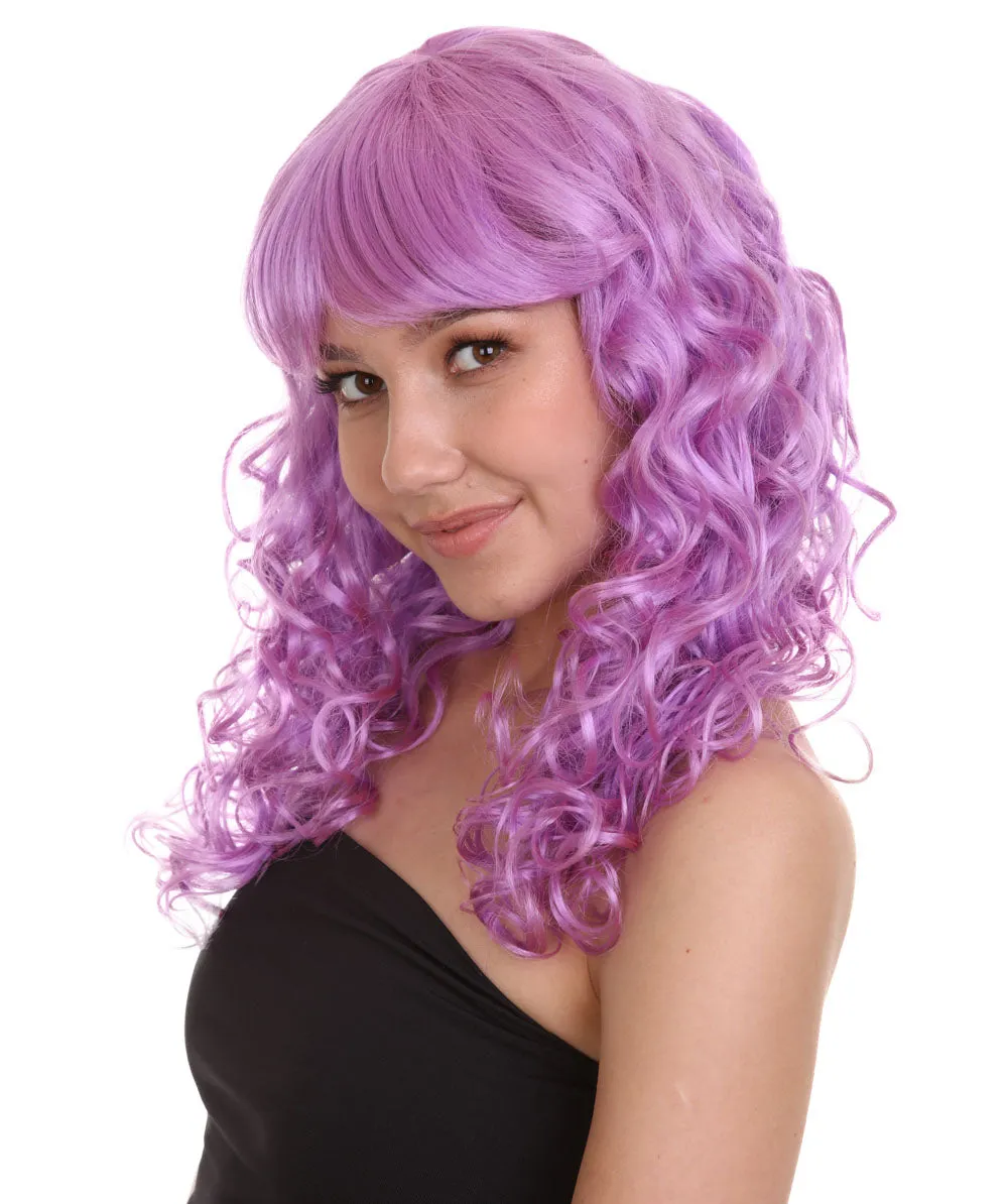 Women's Bella Wig Collections | Long Curly Glamour Party Event Cosplay Halloween Wig | Premium Breathable Capless Cap