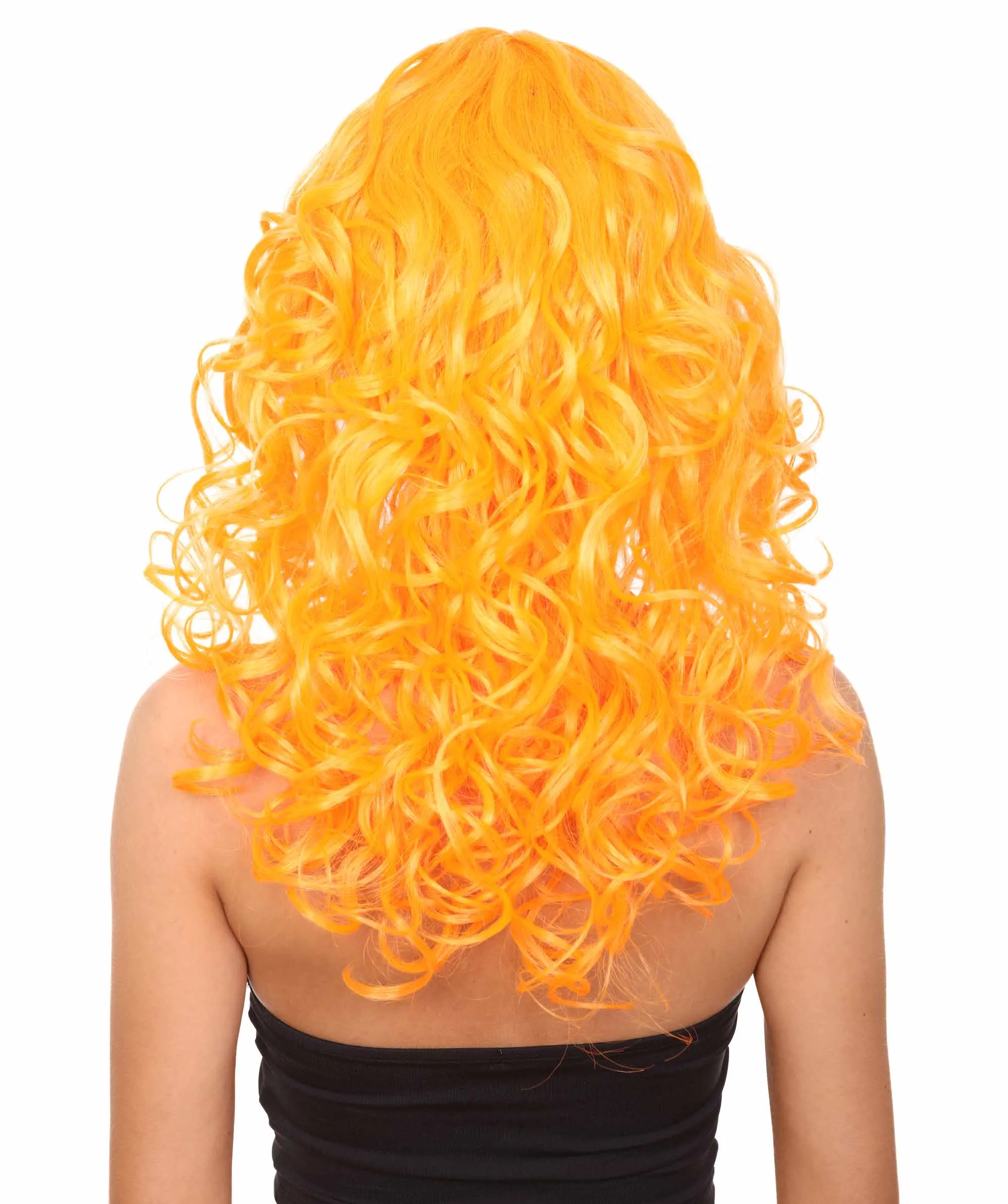 Women's Bella Wig Collections | Long Curly Glamour Party Event Cosplay Halloween Wig | Premium Breathable Capless Cap