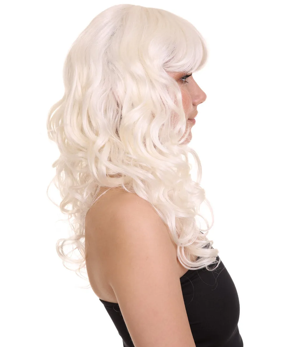 Women's Bella Wig Collections | Long Curly Glamour Party Event Cosplay Halloween Wig | Premium Breathable Capless Cap