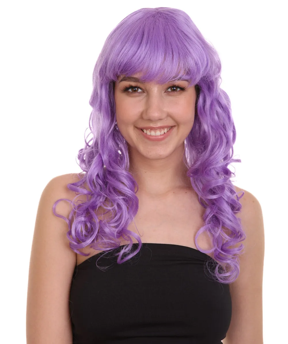 Women's Bella Wig Collections | Long Curly Glamour Party Event Cosplay Halloween Wig | Premium Breathable Capless Cap