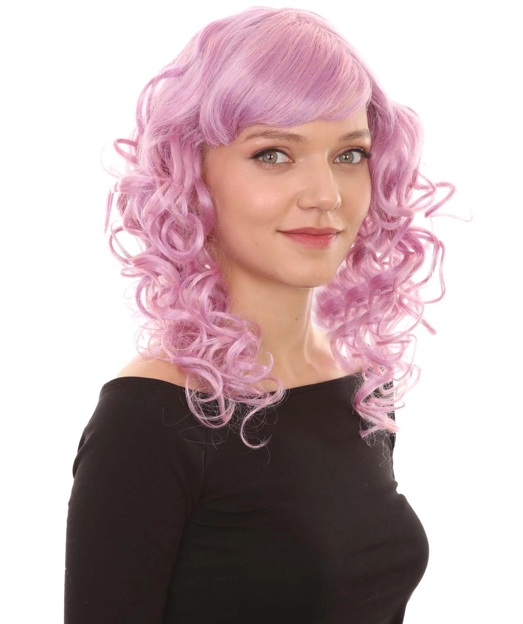 Women's Bella Wig Collections | Long Curly Glamour Party Event Cosplay Halloween Wig | Premium Breathable Capless Cap