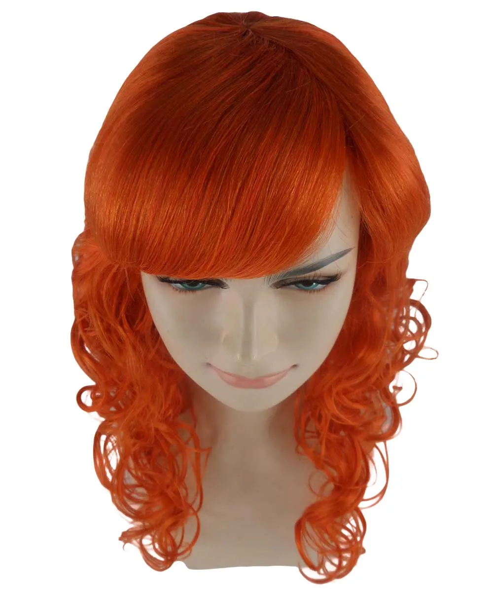 Women's Bella Wig Collections | Long Curly Glamour Party Event Cosplay Halloween Wig | Premium Breathable Capless Cap