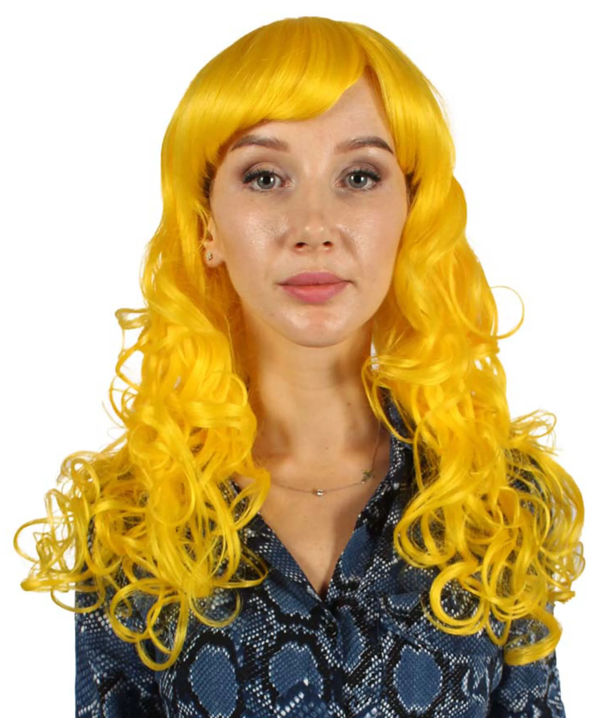 Women's Bella Wig Collections | Long Curly Glamour Party Event Cosplay Halloween Wig | Premium Breathable Capless Cap