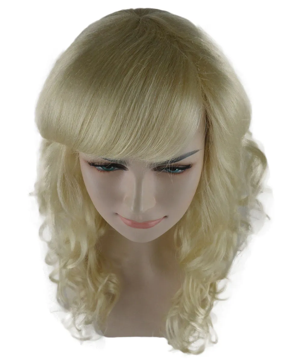 Women's Bella Wig Collections | Long Curly Glamour Party Event Cosplay Halloween Wig | Premium Breathable Capless Cap