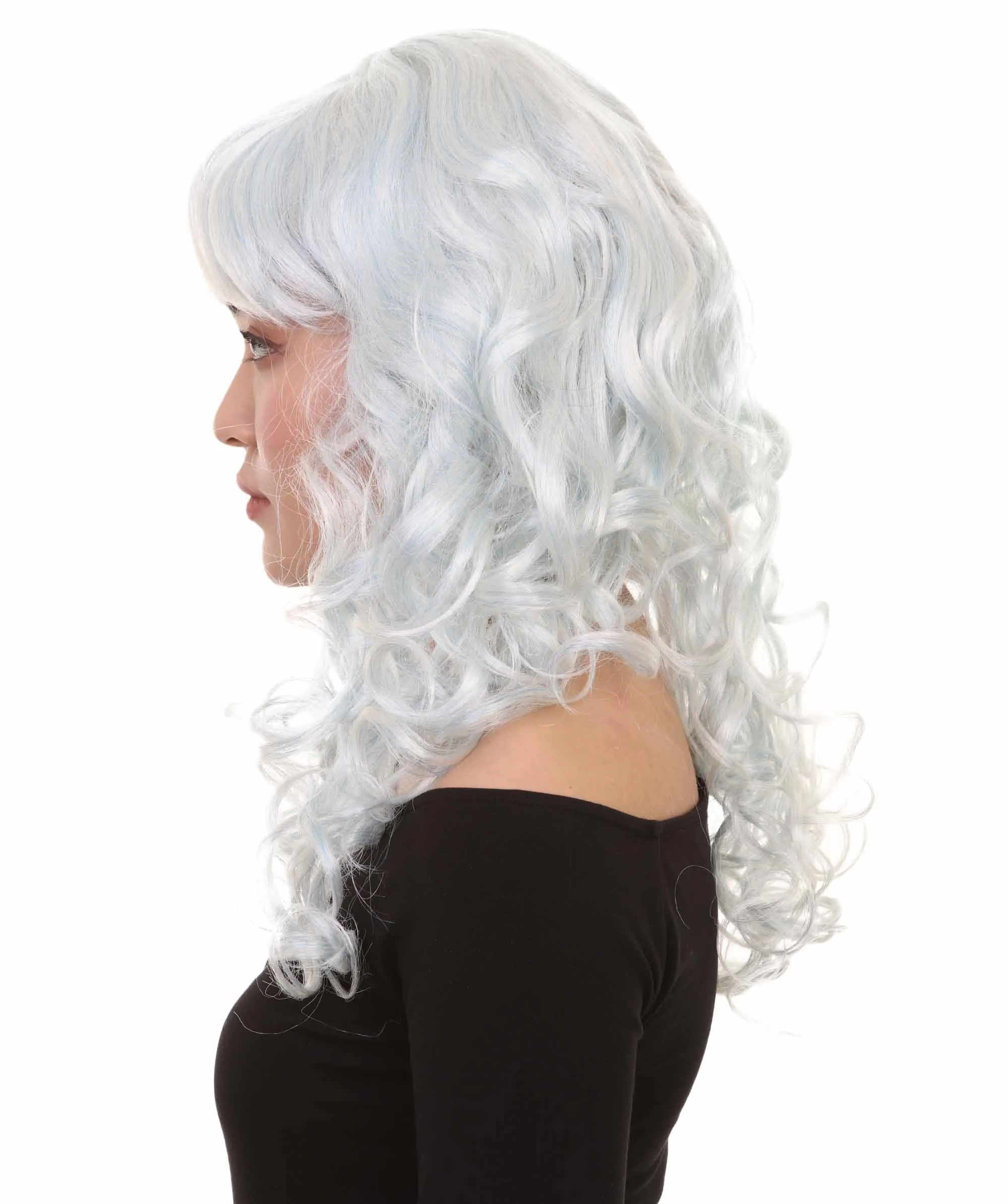 Women's Bella Wig Collections | Long Curly Glamour Party Event Cosplay Halloween Wig | Premium Breathable Capless Cap