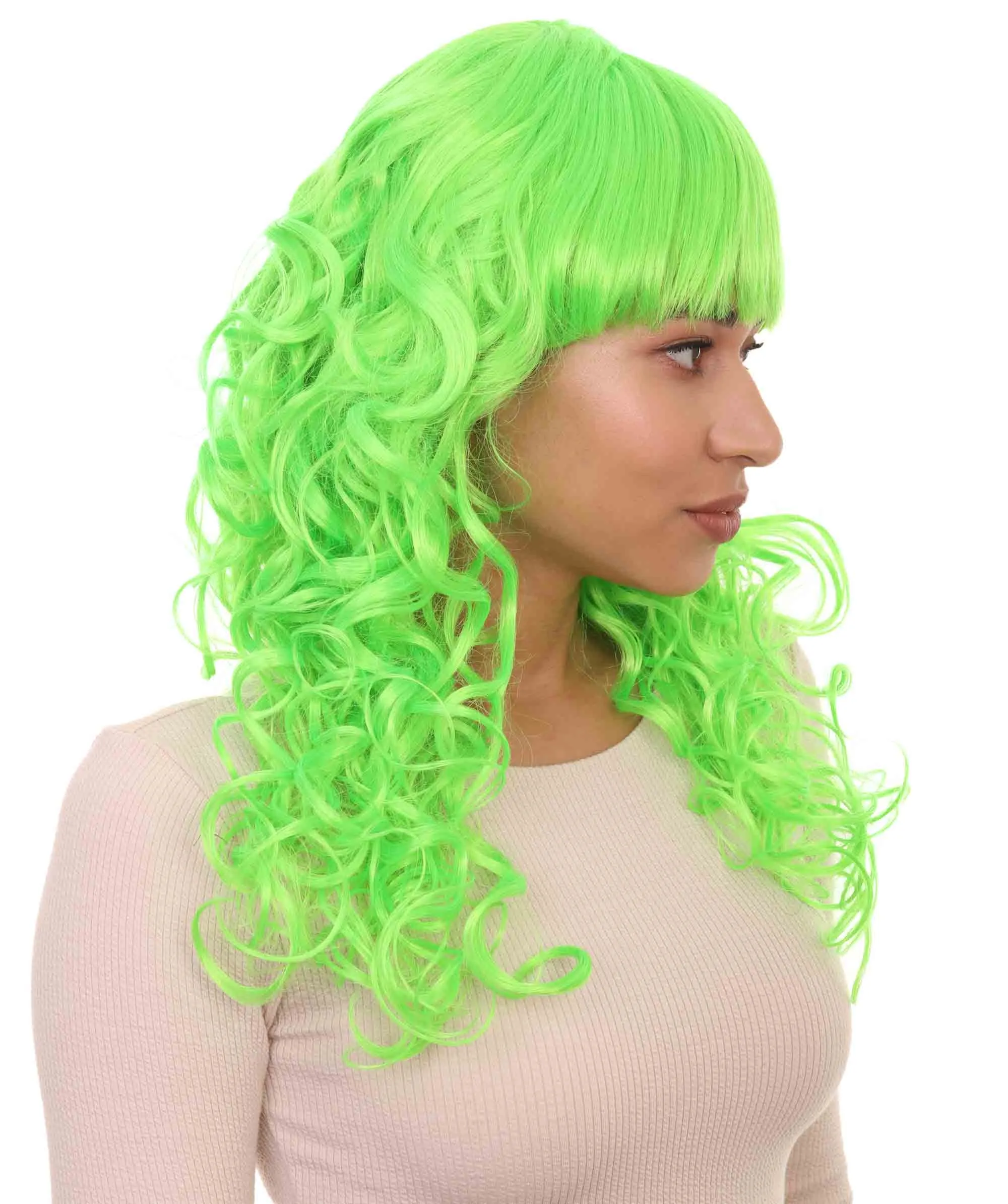 Women's Bella Wig Collections | Long Curly Glamour Party Event Cosplay Halloween Wig | Premium Breathable Capless Cap